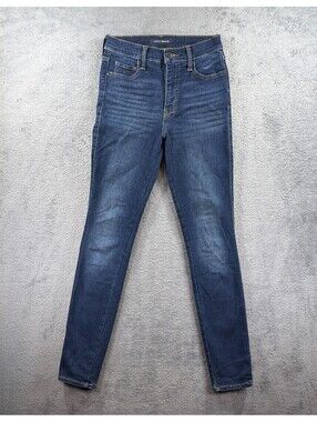Lucky Brand Uni Fit Skinny Jeans Womens Size 2 25-26 Dark Wash Stretch